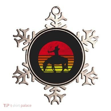 Retro Native American Horse Gift Ornament