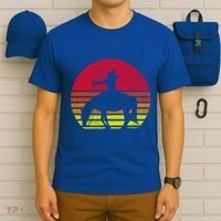 Retro Native American Horse Gift T-Shirt thumb 6