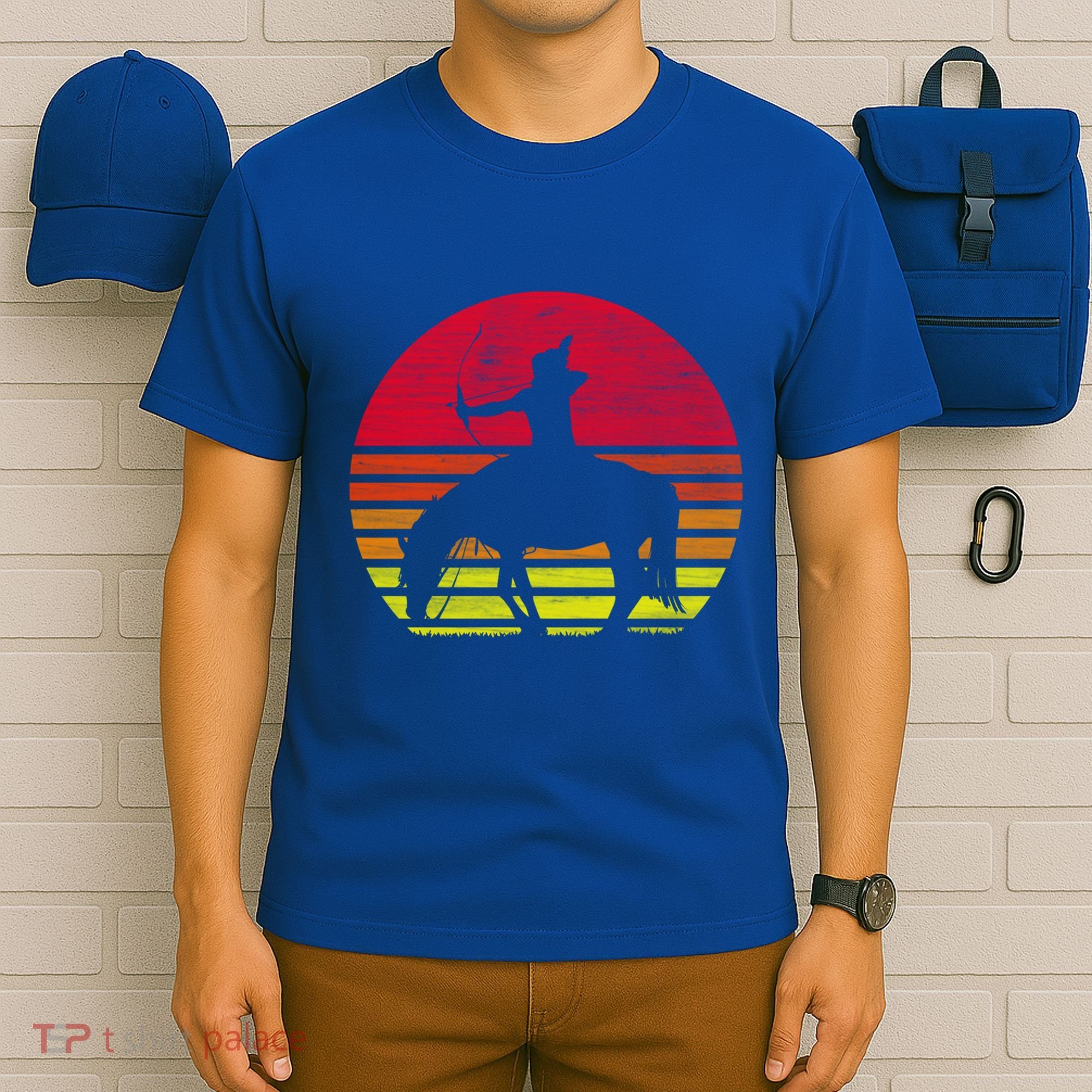 Retro Native American Horse Gift T-Shirt
