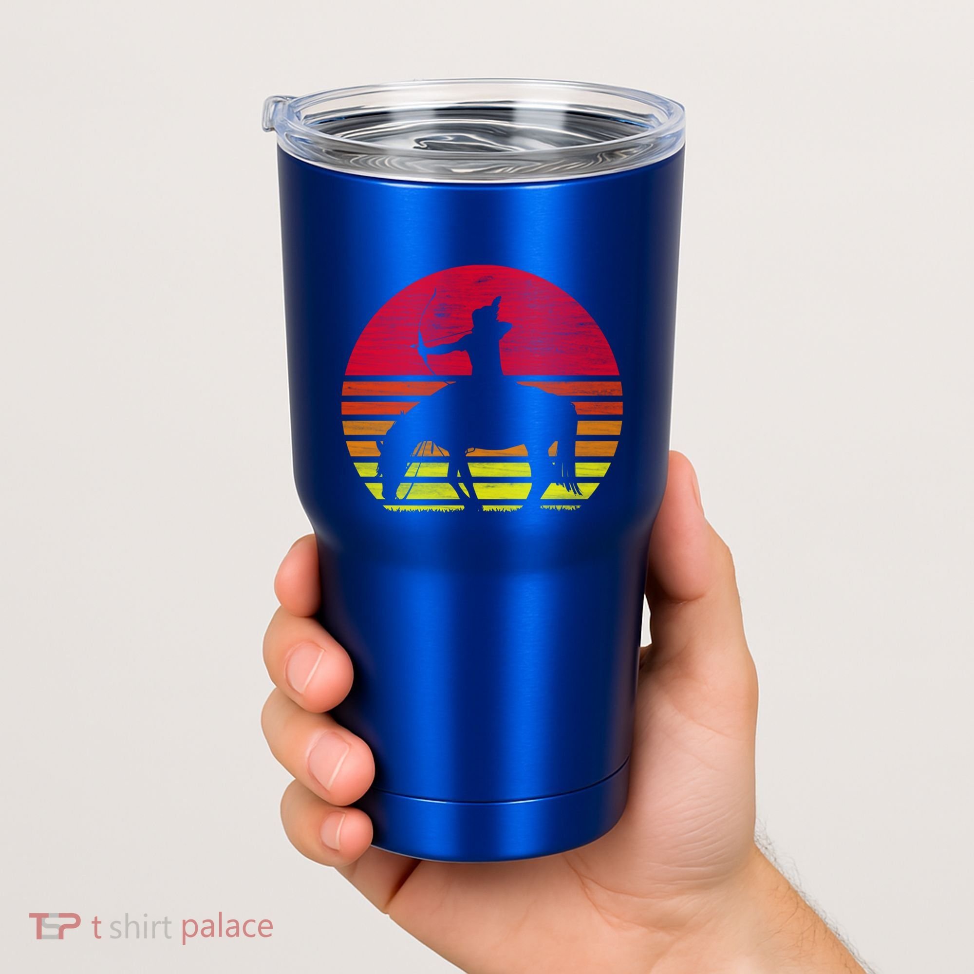 Retro Native American Horse Gift Tumbler