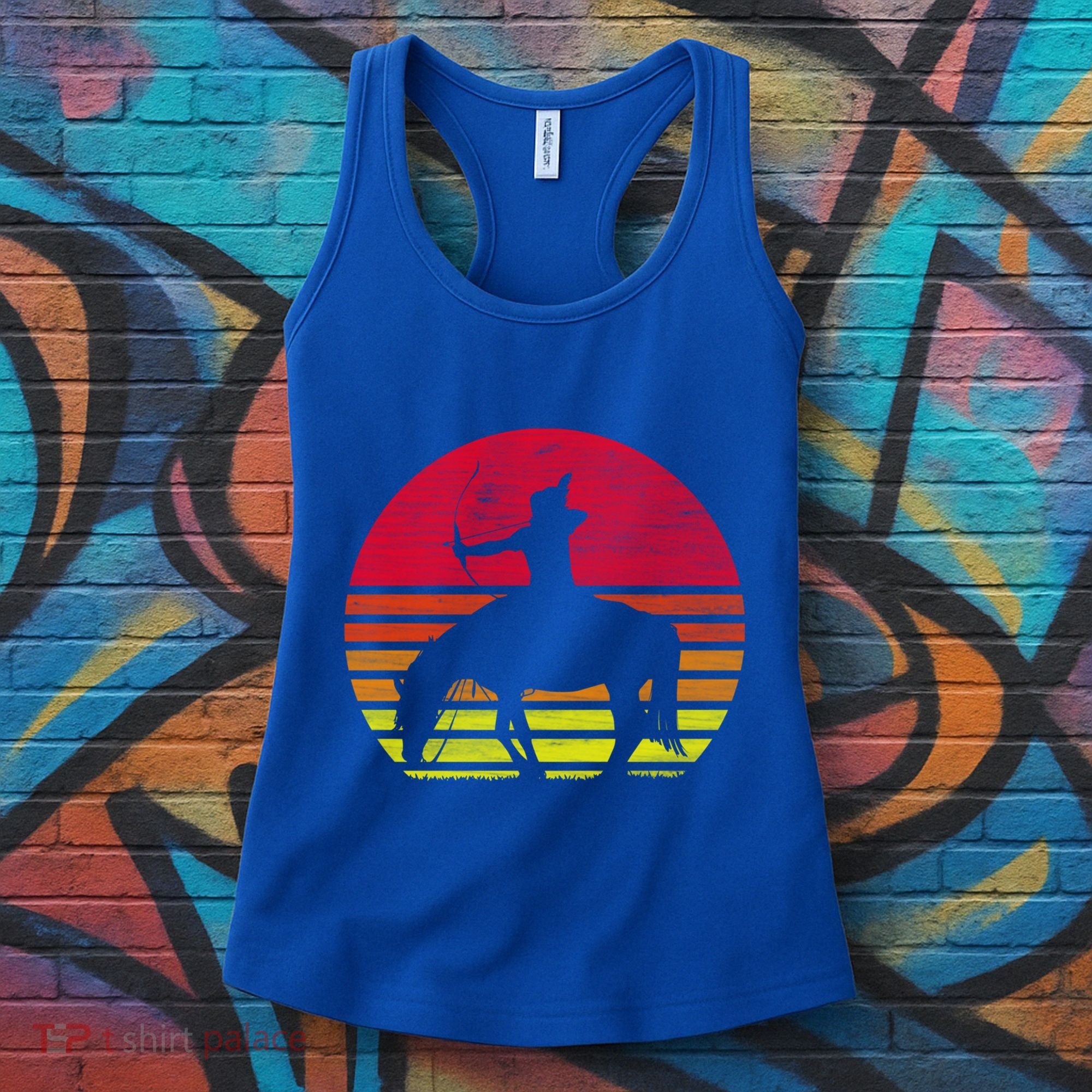 Retro Native American Horse Gift Women's Tank Top