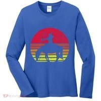 Retro Native American Horse Gift Women's Long Sleeve Shirt thumb 0