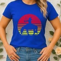 Retro Native American Horse Gift Women's T-Shirt thumb 2