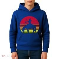 Retro Native American Horse Gift Kids Hoodie thumb 4