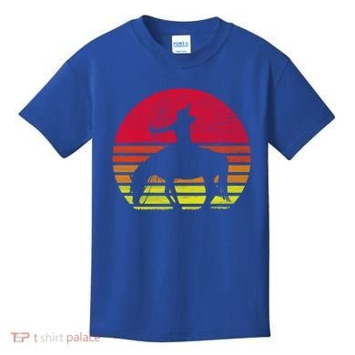 Retro Native American Horse Gift Kids T-Shirt