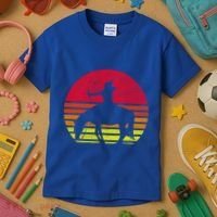 Retro Native American Horse Gift Kids T-Shirt thumb 3