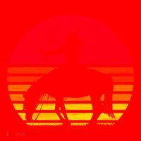 Retro Native American Horse Gift Santa Hat thumb 1