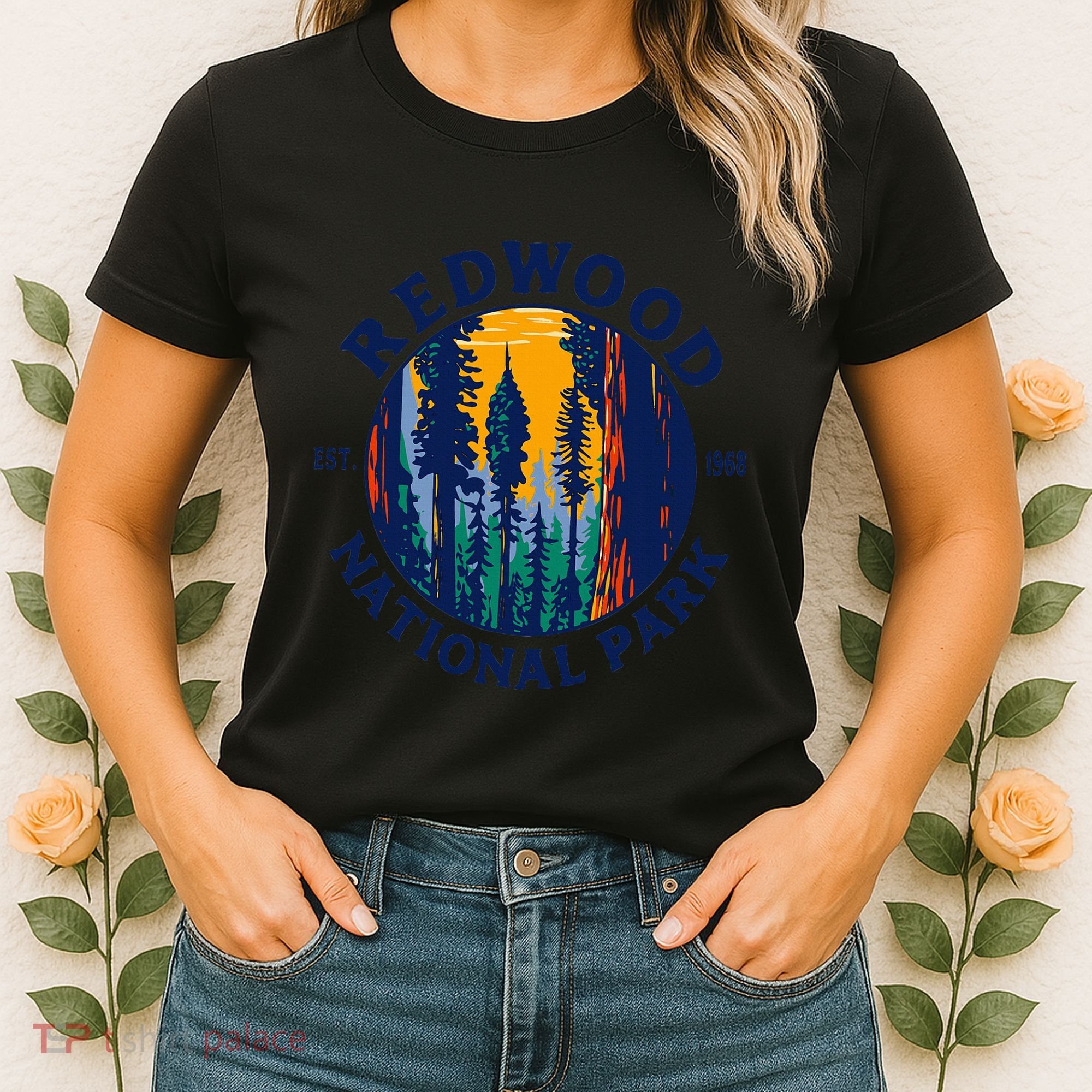Redwood National And State Parks Ca California Outdoor Women's T-Shirt