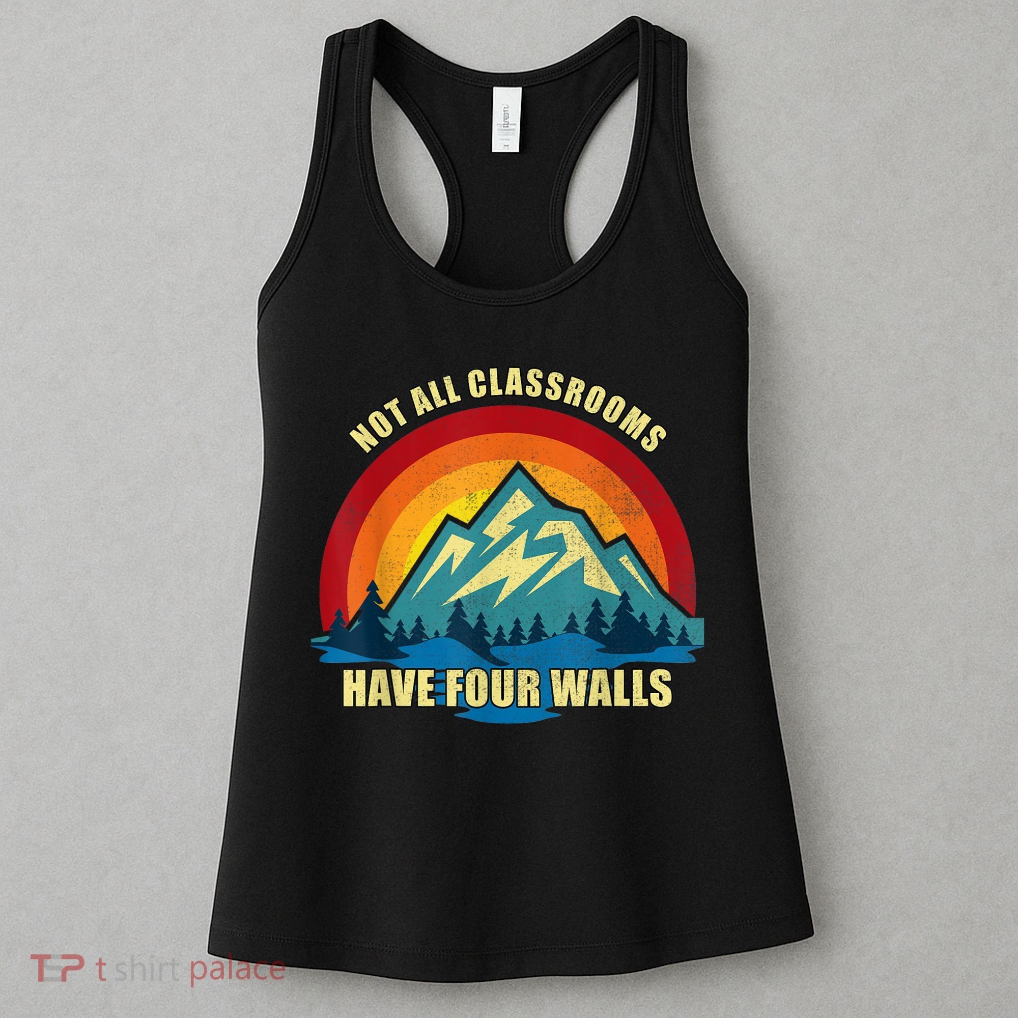 Retro Not All Classrooms Have Four Walls Homeschool Mom Dad Women's Tank Top