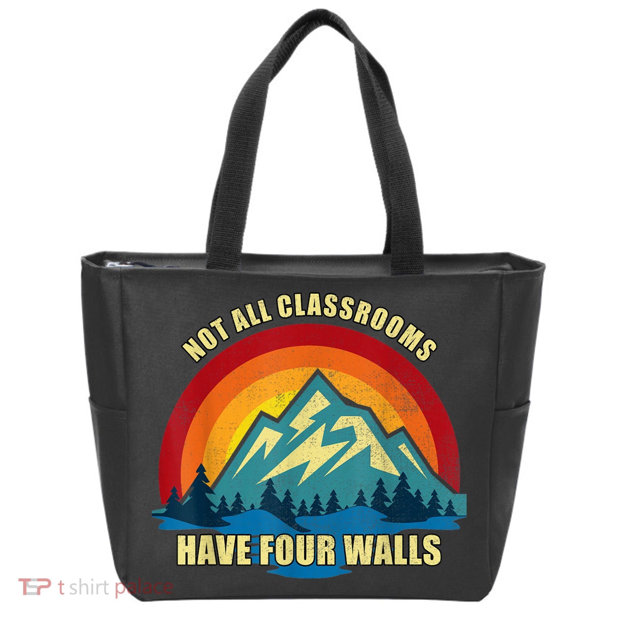 Retro Not All Classrooms Have Four Walls Homeschool Mom Dad Tote Bag