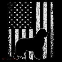 Retro Newfoundland American Flag Dog Dad Dog Mom Coffee Mug thumb 5