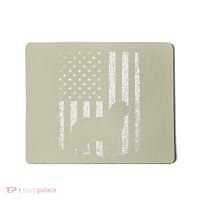 Retro Newfoundland American Flag Dog Dad Dog Mom Mousepad thumb 0