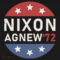 RICHARD NIXON AGNEW NIXON 1972 ELECTION CAMPAIGN Ornament thumb 1