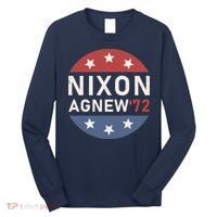 RICHARD NIXON AGNEW NIXON 1972 ELECTION CAMPAIGN Long Sleeve Shirt thumb 0