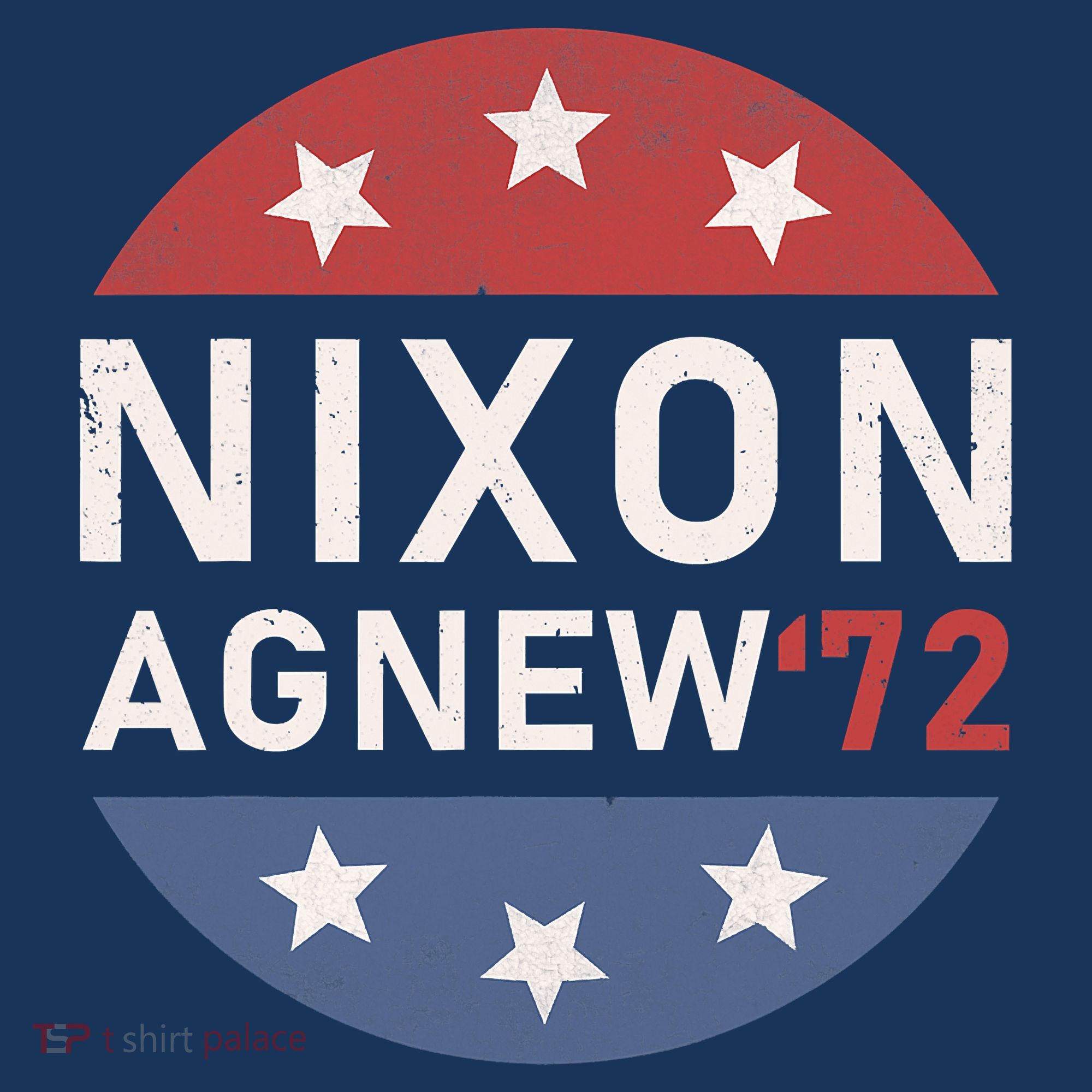 RICHARD NIXON AGNEW NIXON 1972 ELECTION CAMPAIGN Beanie