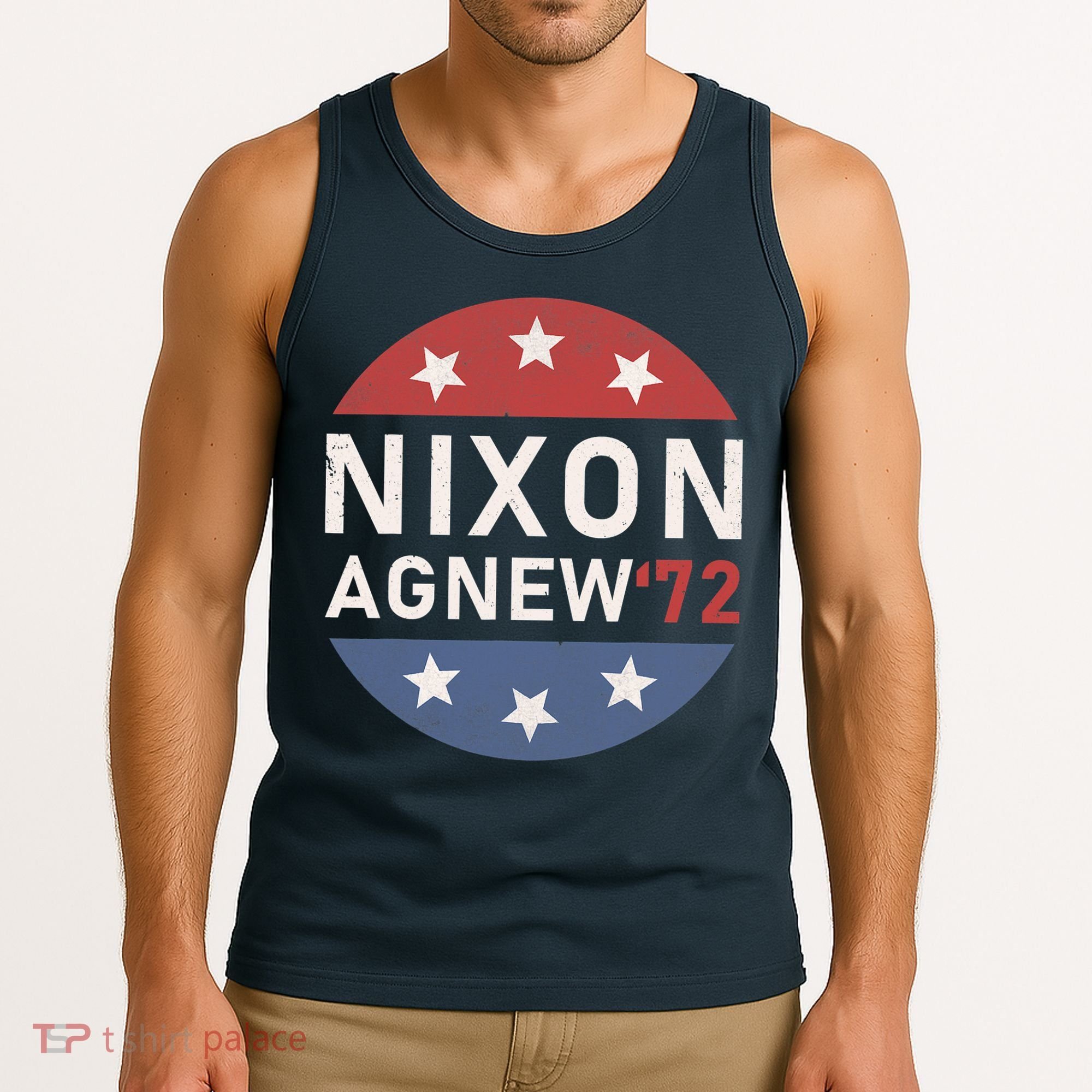 RICHARD NIXON AGNEW NIXON 1972 ELECTION CAMPAIGN Tank Top