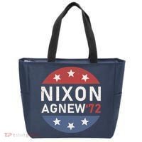 RICHARD NIXON AGNEW NIXON 1972 ELECTION CAMPAIGN Tote Bag thumb 0