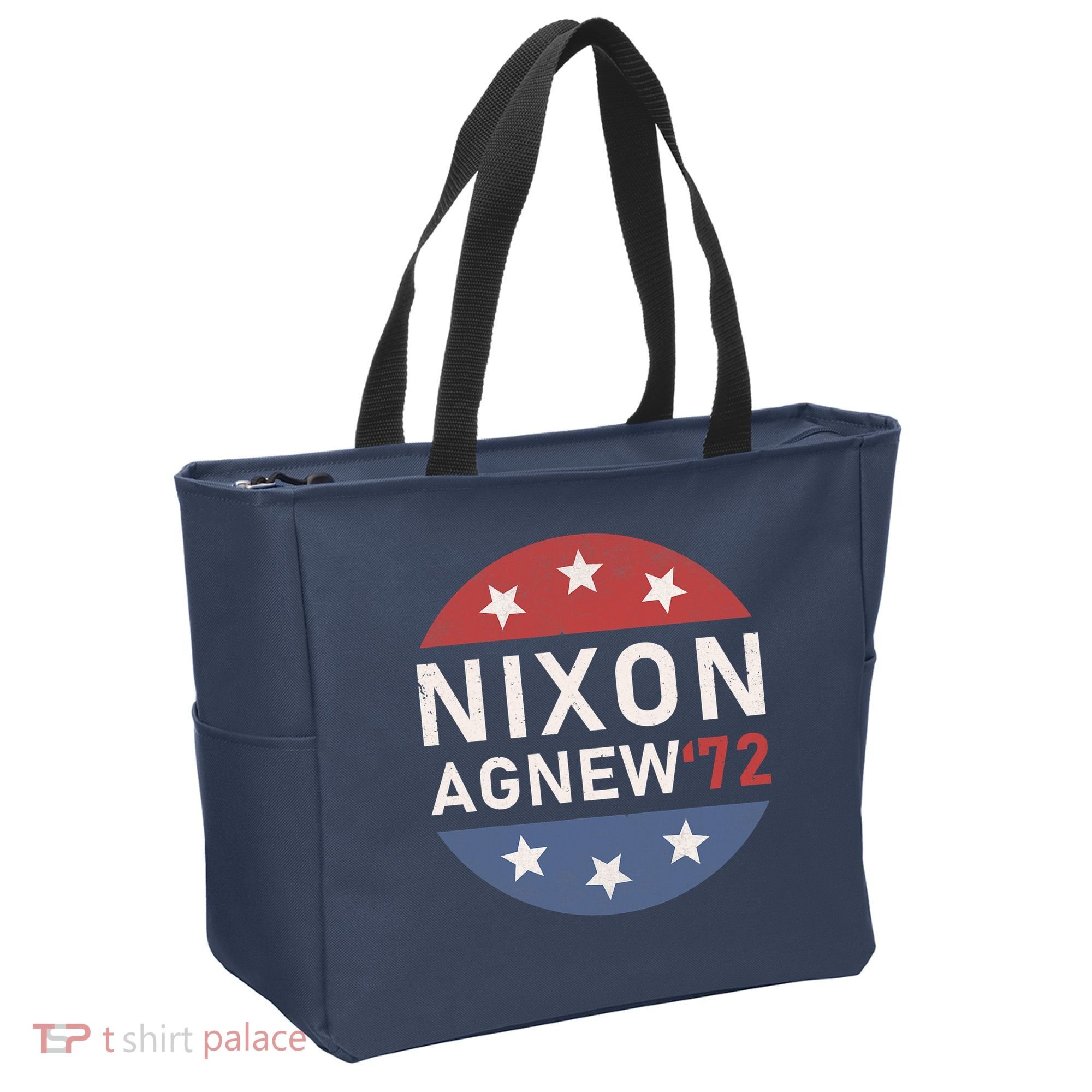 RICHARD NIXON AGNEW NIXON 1972 ELECTION CAMPAIGN Tote Bag