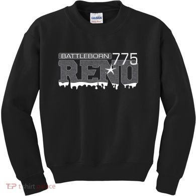Reno Nevada Battleborn Kids Sweatshirt