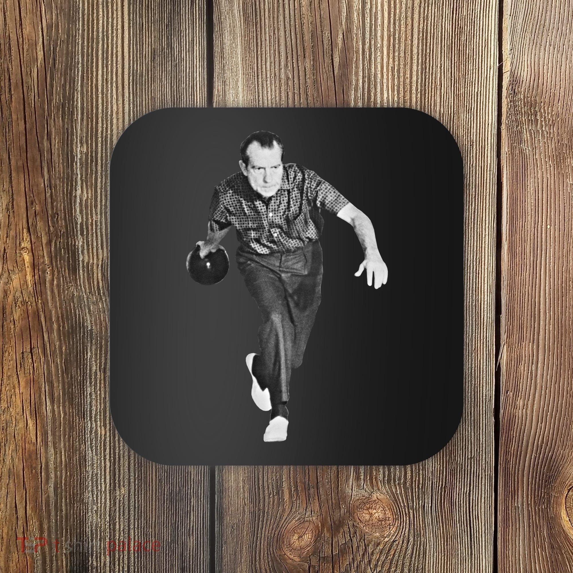 Richard Nixon Bowling Great Gift Coaster