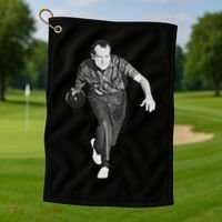 Richard Nixon Bowling Great Gift Golf Towel thumb 1