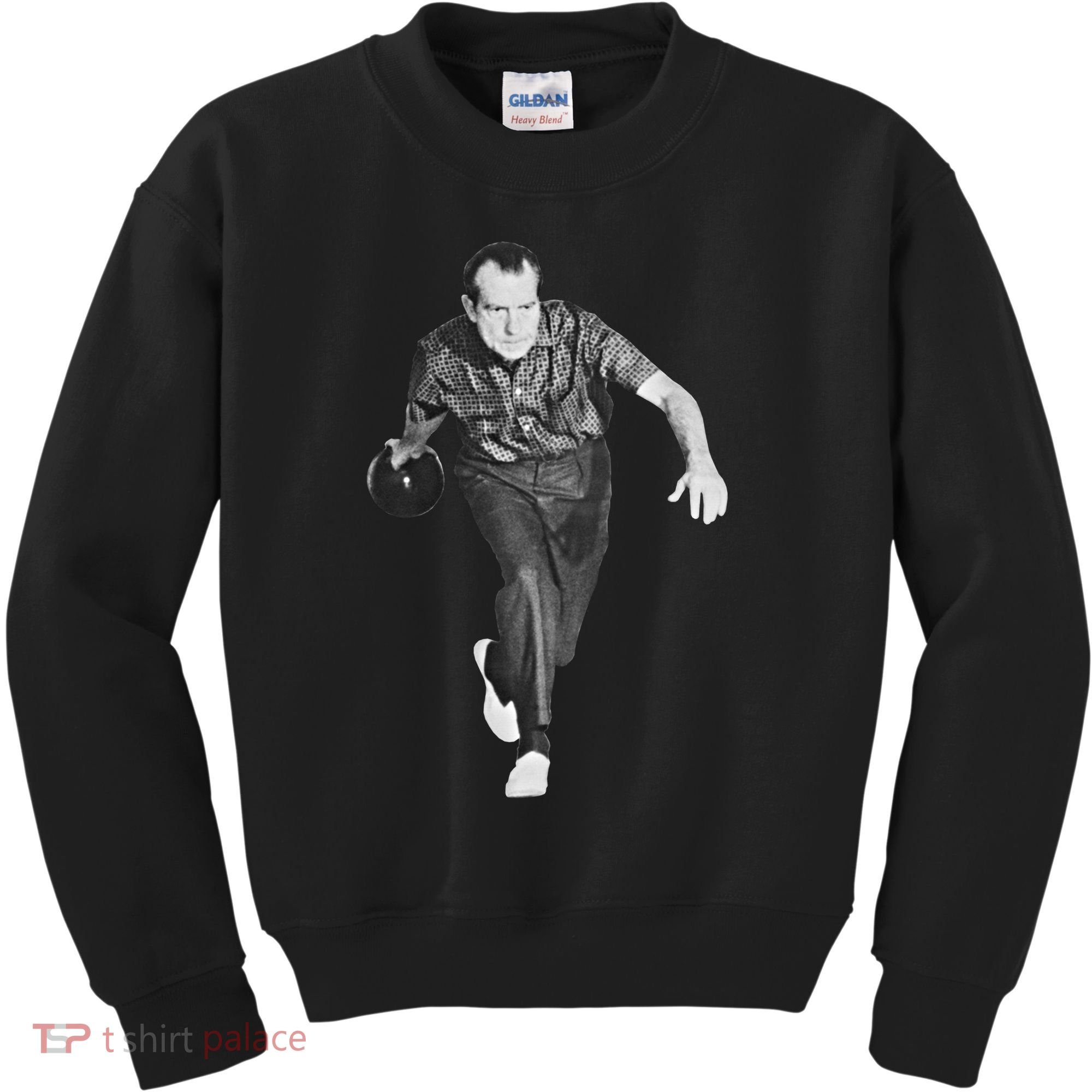 Richard Nixon Bowling Great Gift Kids Sweatshirt