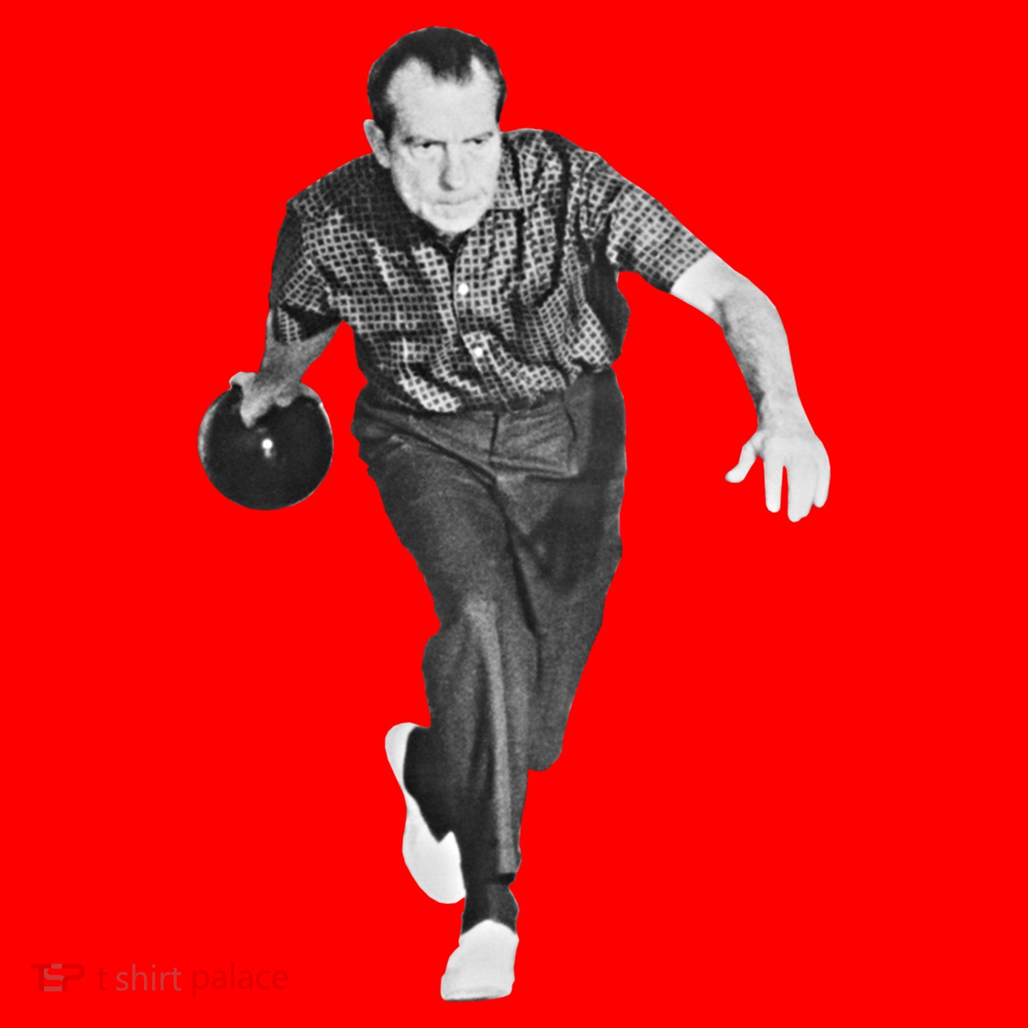 Richard Nixon Bowling Great Gift Santa Hat