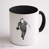 Richard Nixon Bowling Gift Coffee Mug thumb 1