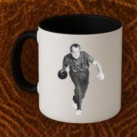 Richard Nixon Bowling Gift Coffee Mug thumb 2