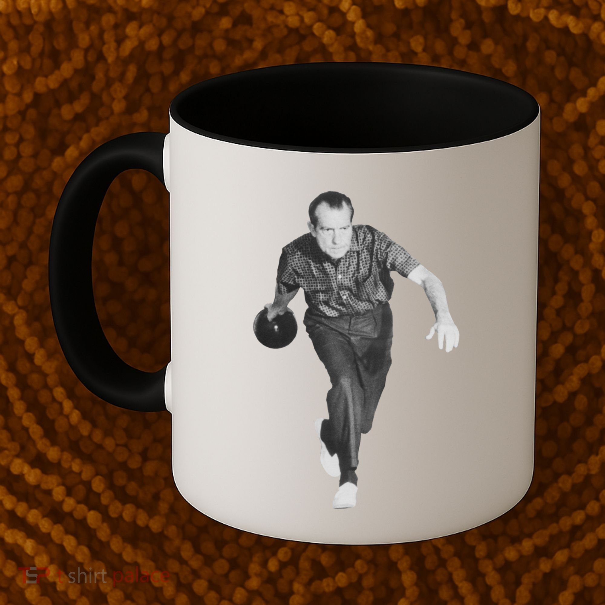 Richard Nixon Bowling Gift Coffee Mug