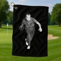 Richard Nixon Bowling Gift Golf Towel thumb 1