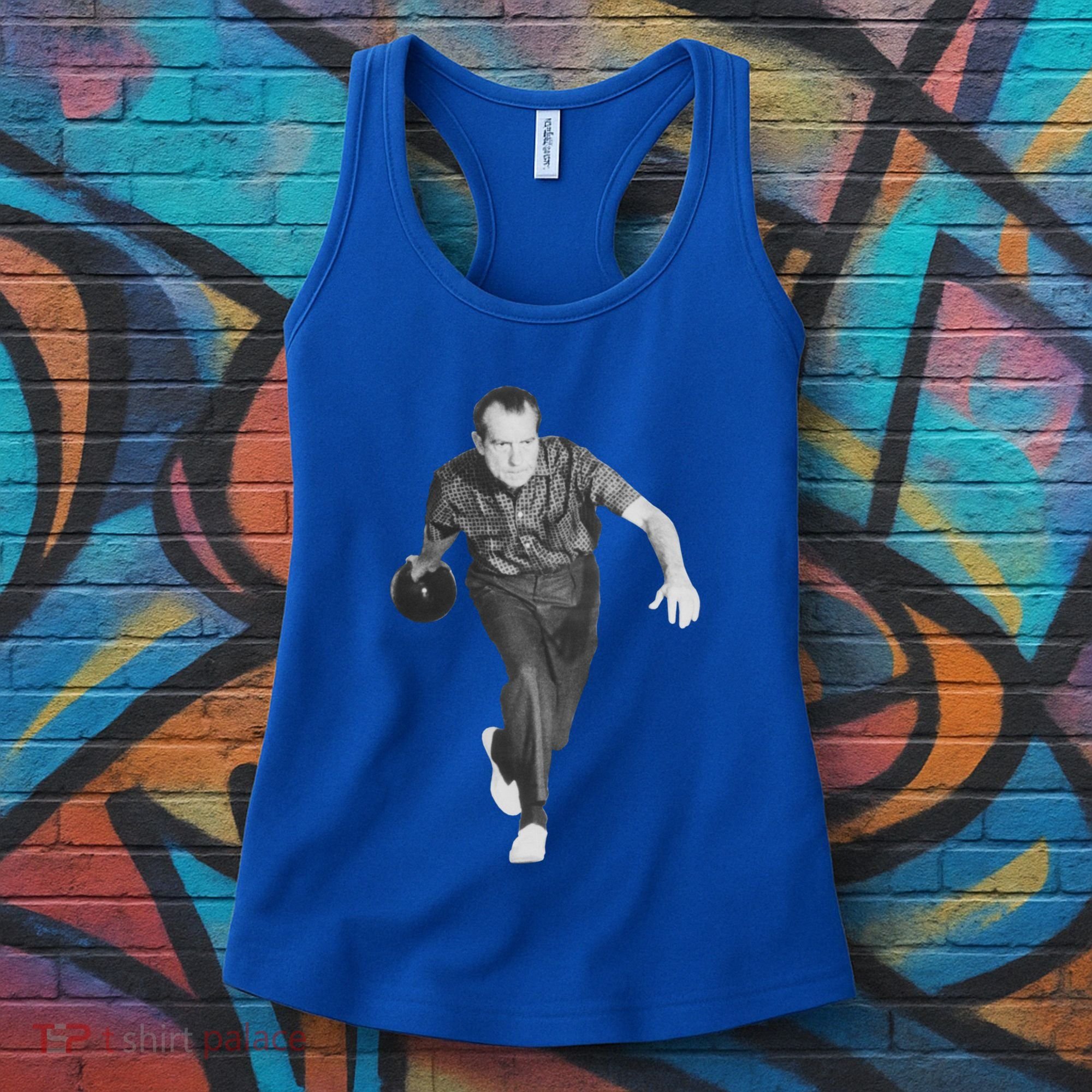 Richard Nixon Bowling Gift Women's Tank Top