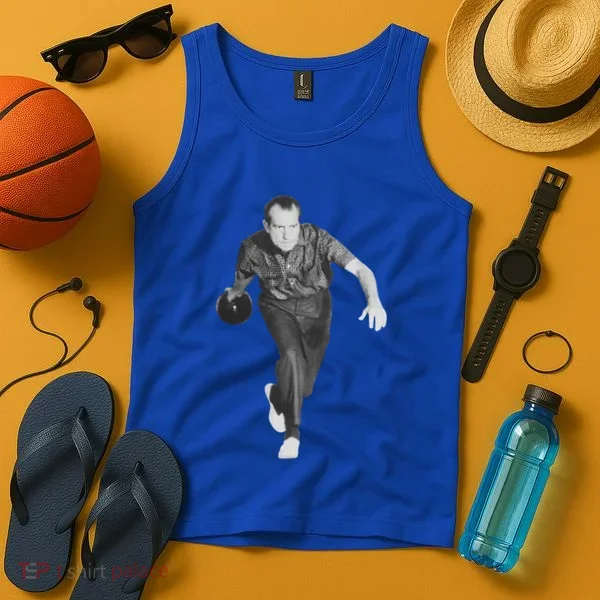 Richard Nixon Bowling Gift Tank Top