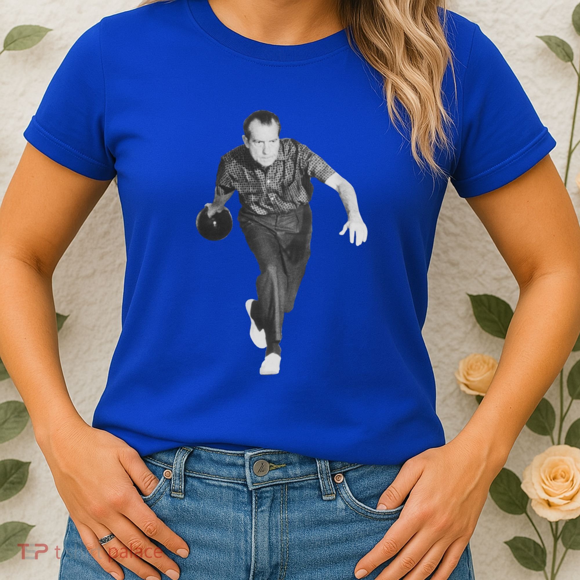 Richard Nixon Bowling Gift Women's T-Shirt