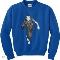 Richard Nixon Bowling Gift Kids Sweatshirt thumb 0