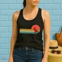 Retro Northern Cardinal Bird Animal Bird Lover Women's Tank Top thumb 2