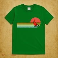 Retro Northern Cardinal Bird Animal Bird Lover T-Shirt thumb 5