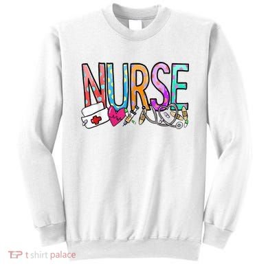 RN Nurse Colorful Gift Sweatshirt