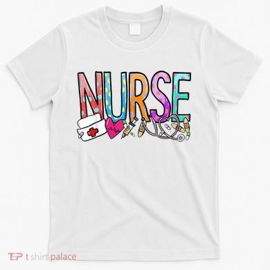 RN Nurse Colorful Gift T-Shirt