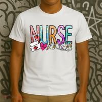 RN Nurse Colorful Gift T-Shirt thumb 3