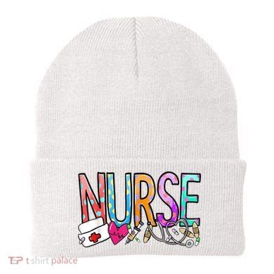 RN Nurse Colorful Gift Beanie