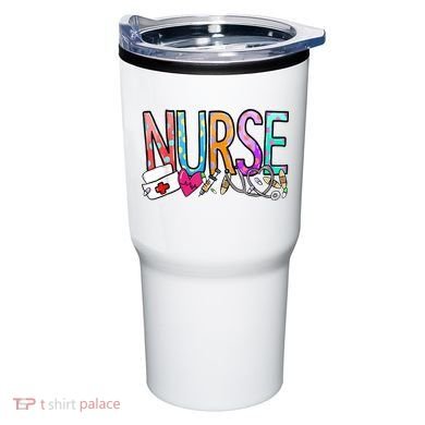 RN Nurse Colorful Gift Tumbler