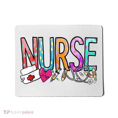 RN Nurse Colorful Gift Mousepad