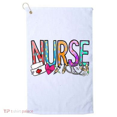 RN Nurse Colorful Gift Golf Towel