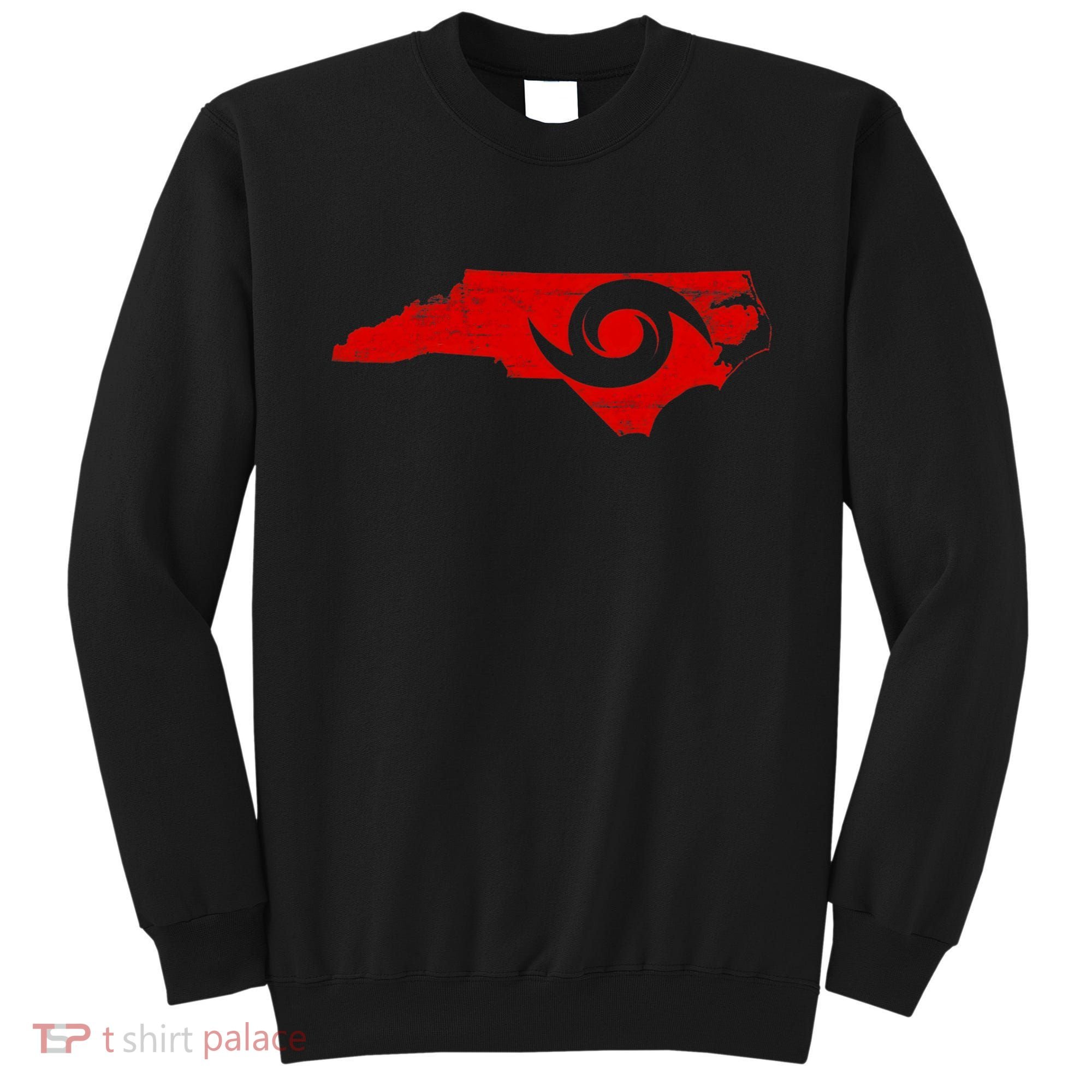 Red North Carolina Eye of the Hurricane Sweatshirt