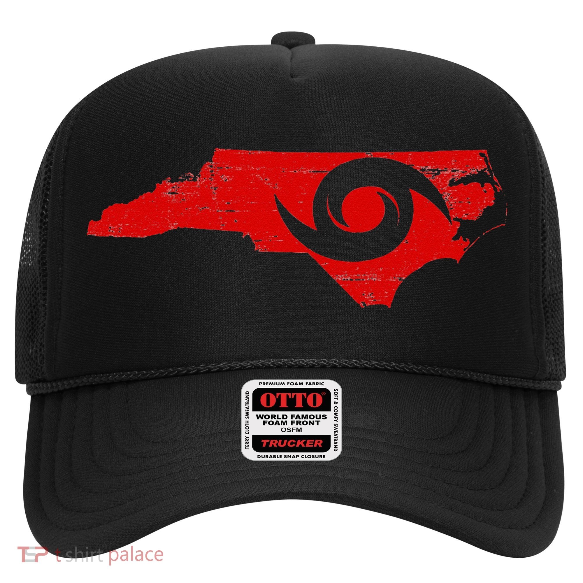 Red North Carolina Eye Of The Hurricane Hat