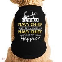 Retired Navy Chief Doggie Tank thumb 0