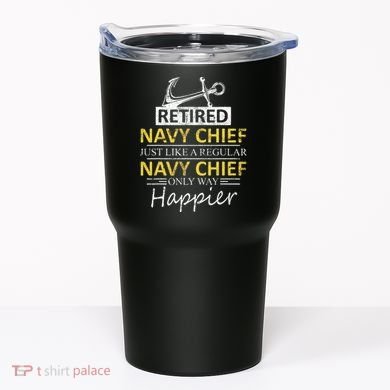 Retired Navy Chief Tumbler