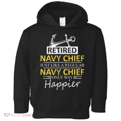 Retired Navy Chief Toddler Hoodie
