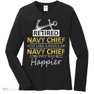 Retired Navy Chief Women's Long Sleeve Shirt